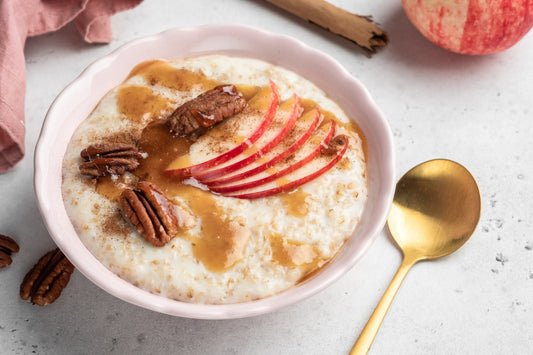 Apple-Cinnamon Collagen Overnight Oats