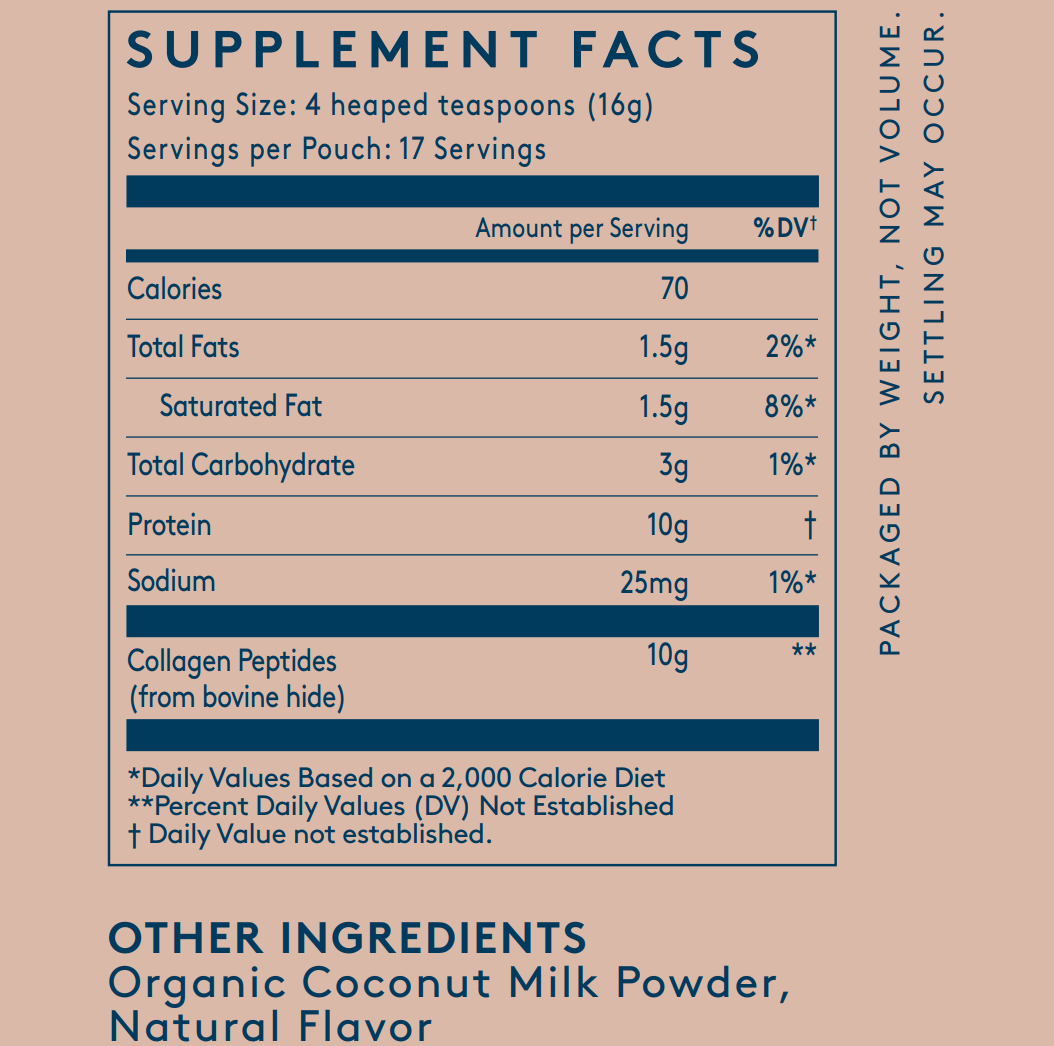 Dairy-Free Collagen Creamer Vanilla Pouch - Dose & Co | United States