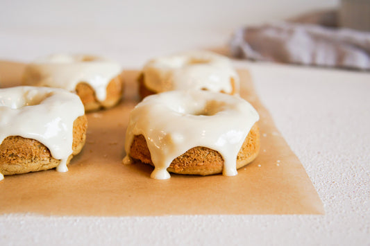 Salted Caramel and White Chocolate Donuts