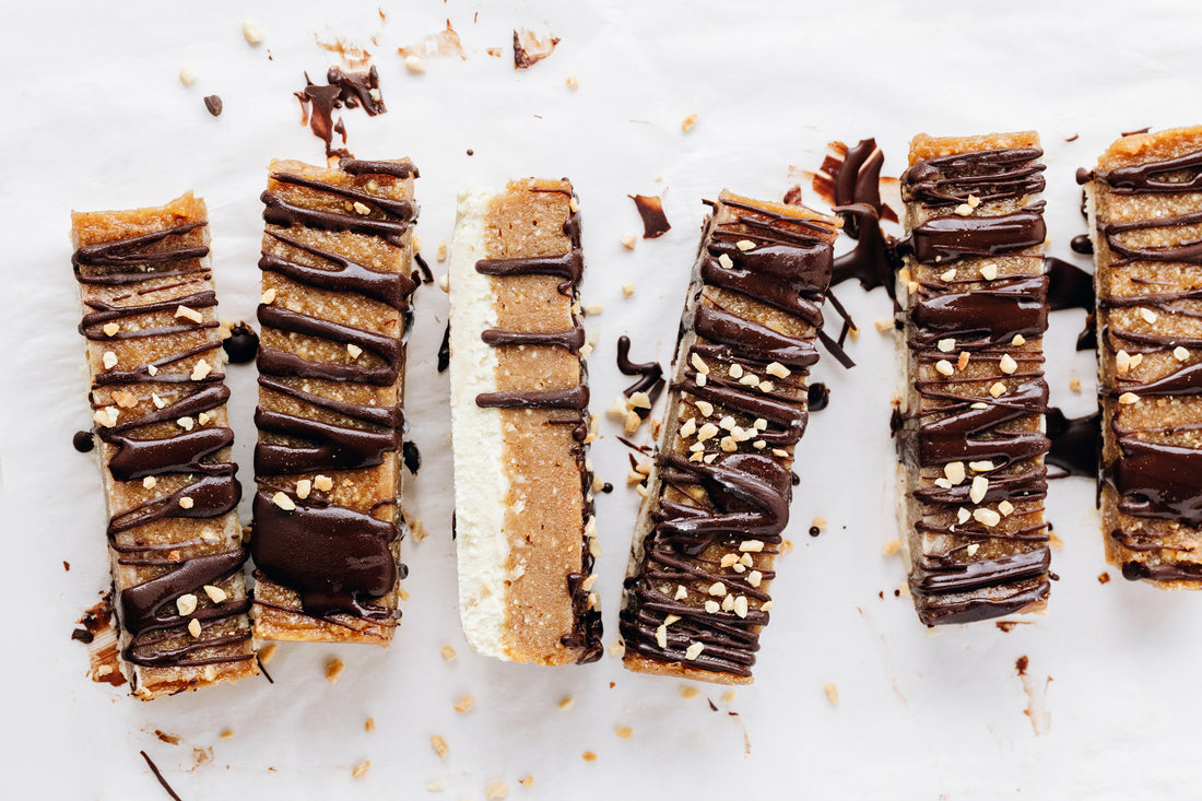 No Bake Snickers Bars