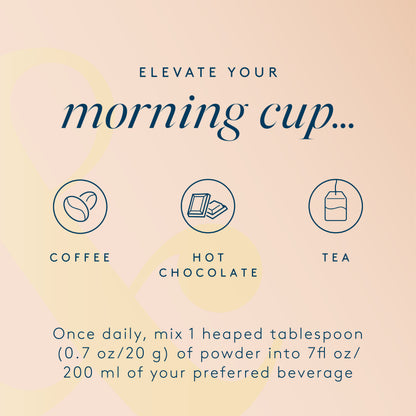 Vanilla collagen creamer pouch from Collagen Creamer, featuring a resealable bag with creamy vanilla flavor and collagen branding.